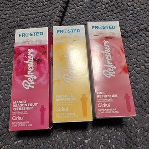 Cirkul Frosted Refreshers Variety Pack - Pink, Yellow, and Red